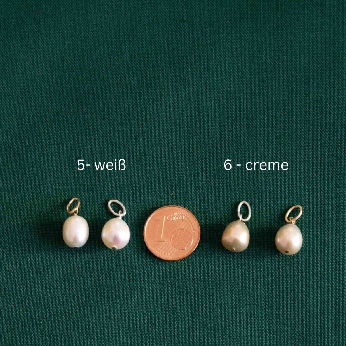 Kettenanhänger Süßwasserperle