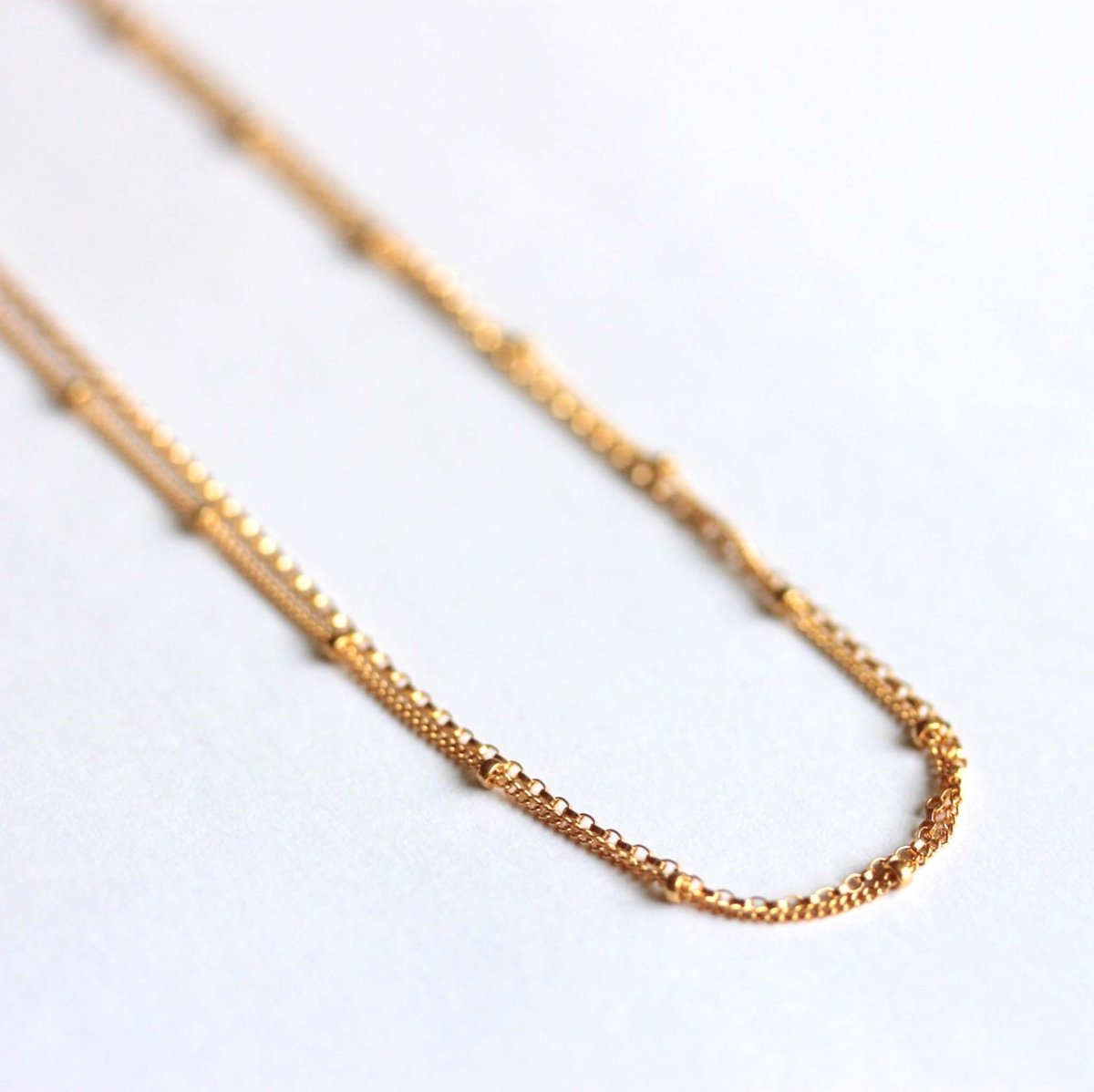 Wasserfeste Doppelkette Goldfill | MAYAMBERLIN
