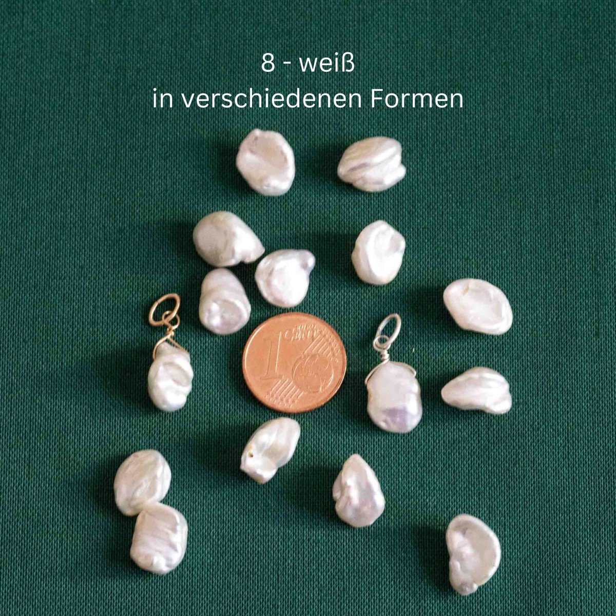 Kettenanhänger Süßwasserperle