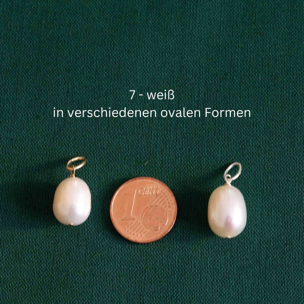 Kettenanhänger Süßwasserperle