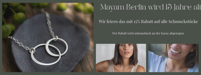 15%-Sale für alle Schmuckstücke mit Produktbildern/Video