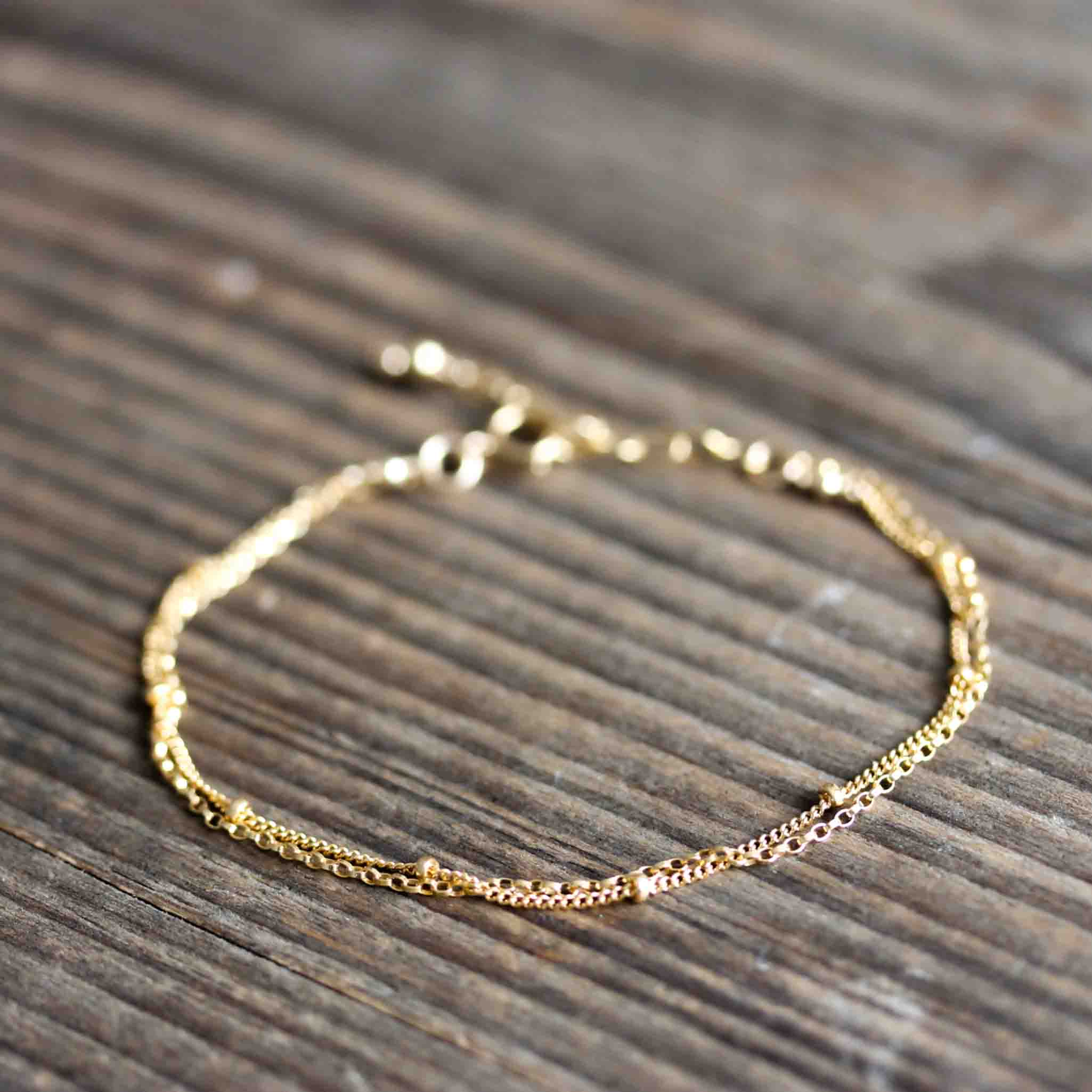 Mehrreihiges Armband gold filled | MAYAMBERLIN